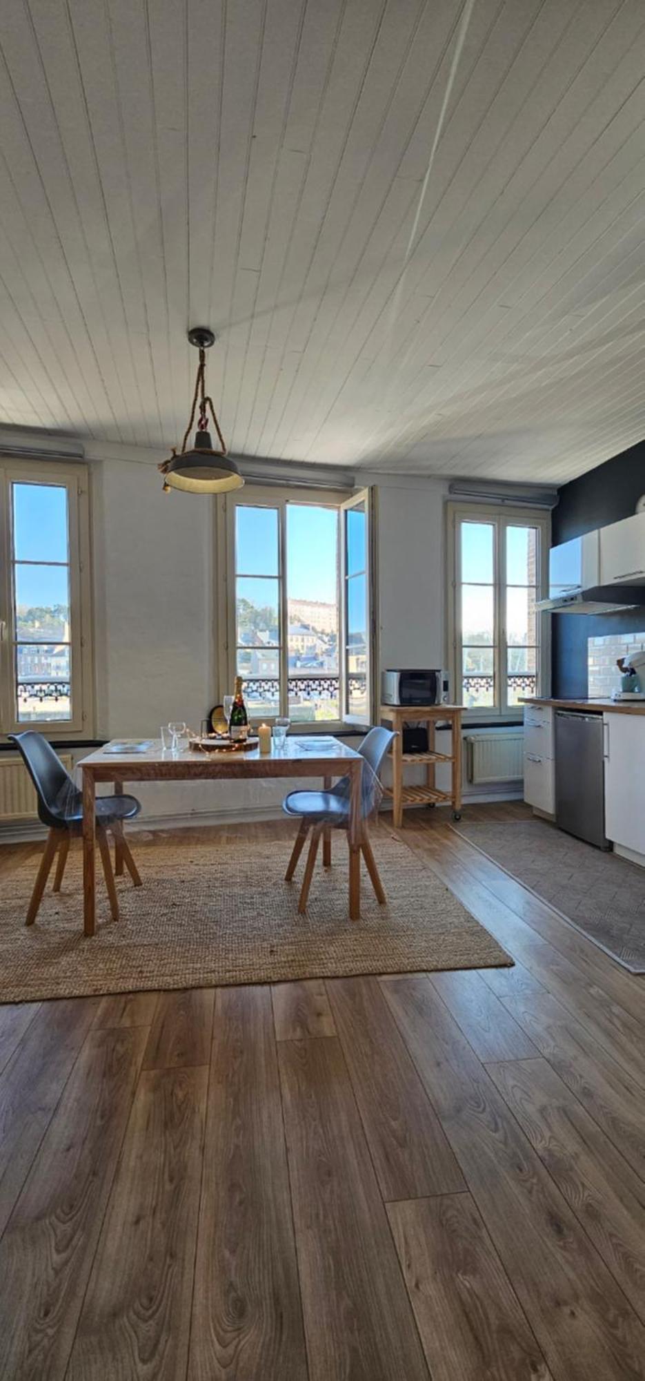 L'Atelier- Duplex Vue Magnifique Sur Le Port- Apartment Saint-Valery-en-Caux Bagian luar foto